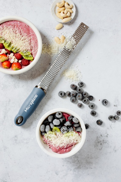 R�pe zesteur Microplane bleu denim
