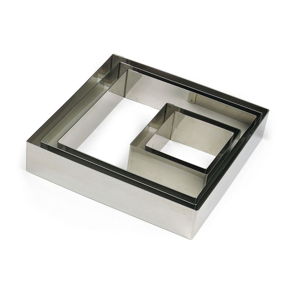 Carr� en inox 20 cm