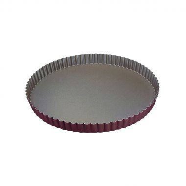 Moule tarte rond fond amovible 24 cm - Perle Dorée