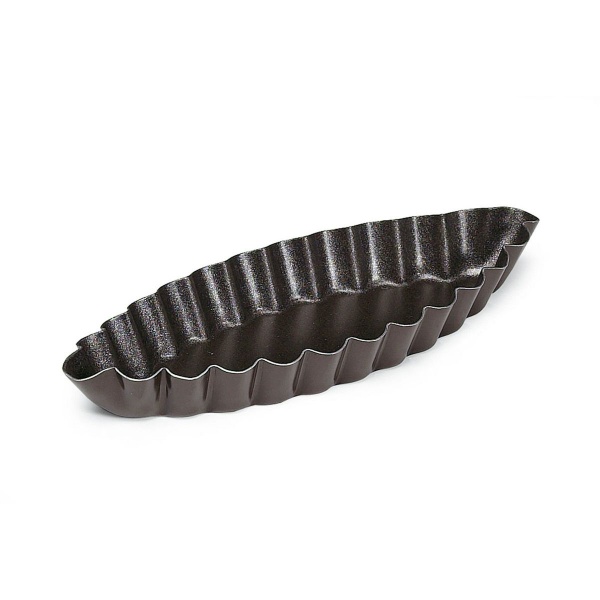 Moule � barquette cannel�e 12 cm