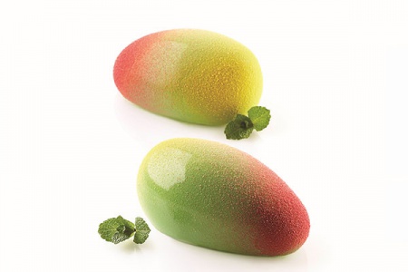 Moule en silicone trompe l'oeil mangue