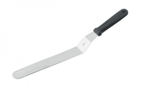 Spatule coudée en inox 38 cm