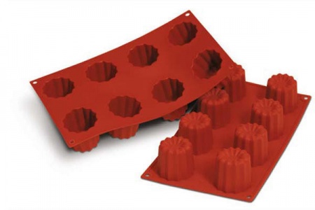 Moule à cannelé en silicone 5,5 cm