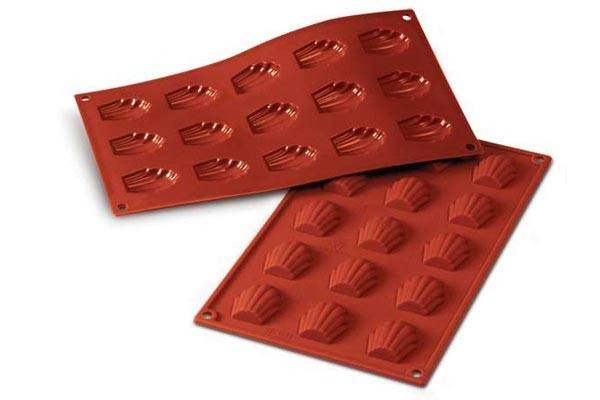 4 coeur en forme de madeleine gâteau moule silicone moule cuisson