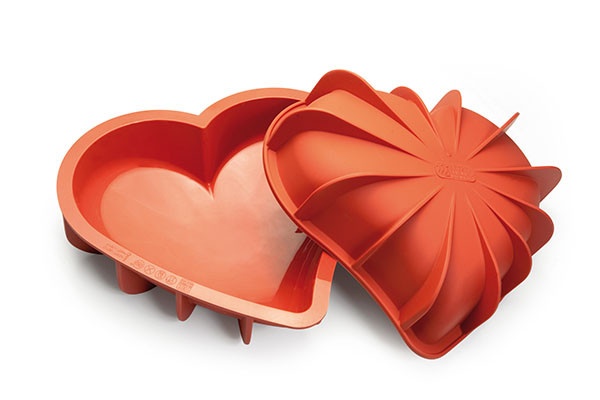 Batticuore. Moule 3D forme de coeur, 20,5 cm - Silikomart