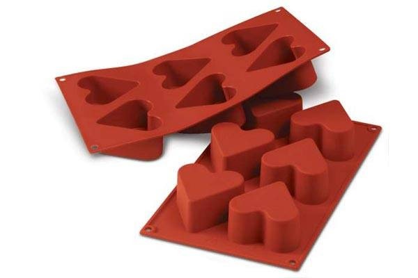 moule coeur en silicone