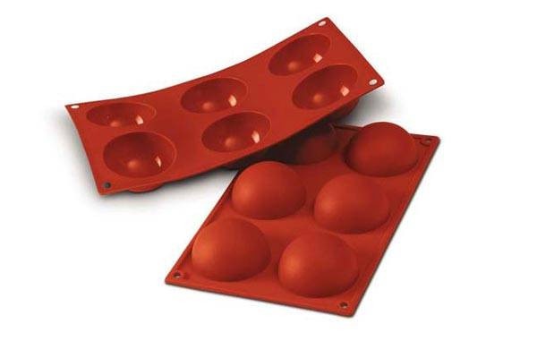moule demi sph�re silicone 6 cm