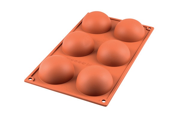 Moule demi-sph�re en silicone 7 cm