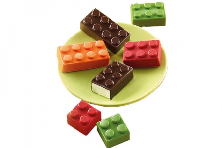 Moule brique à jouer en silicone