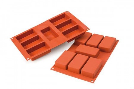 Moule rectangle en silicone 8,7 x 4,8 cm