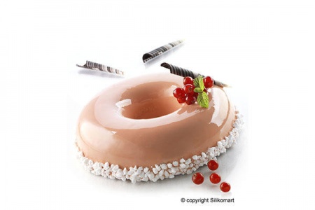 Moule savarin rond en silicone 18 cm