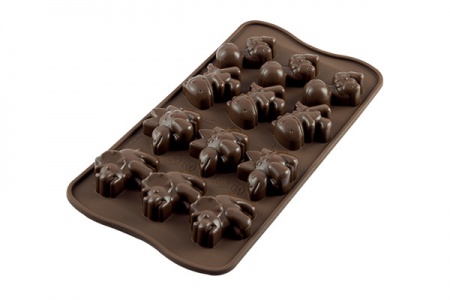 Moule à chocolat en silicone dinosaure