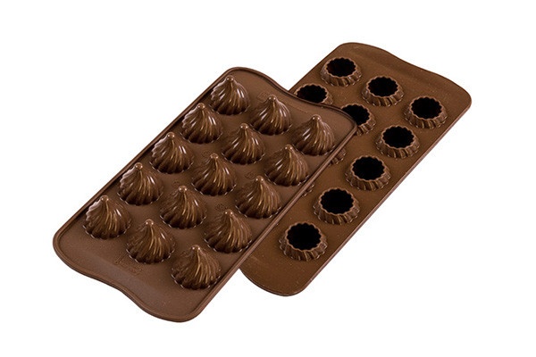 Moule à chocolat en silicone flamme