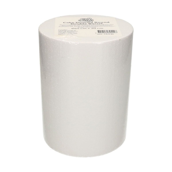 G�teau polystyr�ne rond 15 cm, hauteur 20 cm