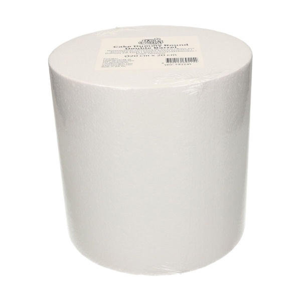 G�teau polystyr�ne rond 20 cm, hauteur 20 cm