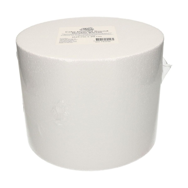 G�teau polystyr�ne rond 25 cm, hauteur 20 cm