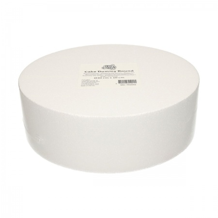 Gâteau polystyrène rond 30 cm, hauteur 10 cm