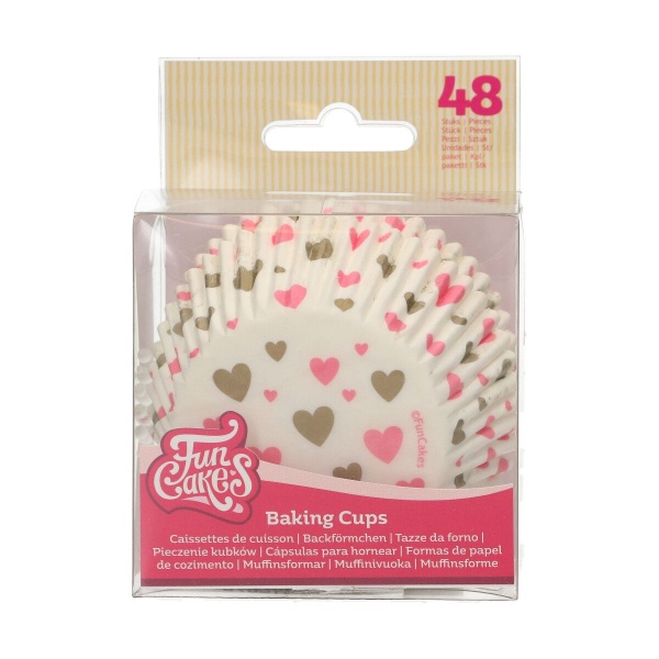 Caissettes � cupcake c�ur