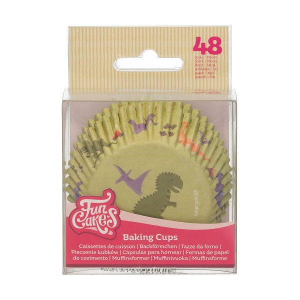 Caissettes � cupcake dinosaure