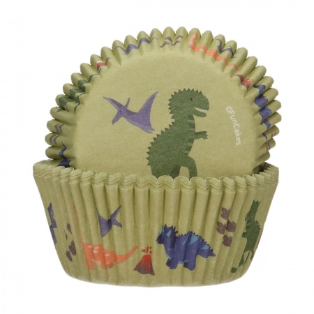Caissettes à cupcake dinosaure