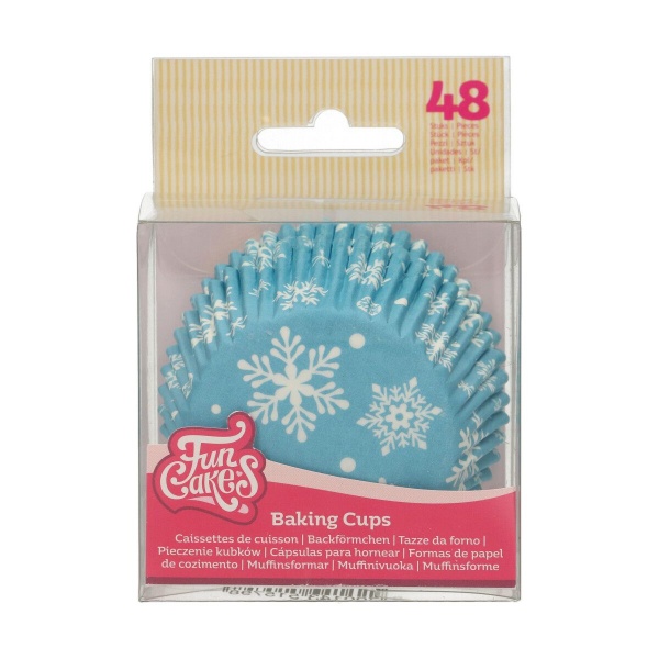 Caissettes � cupcake flocon