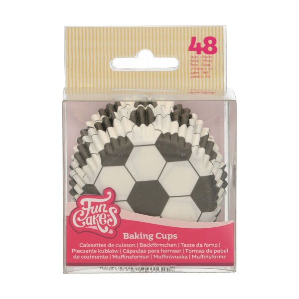 Caissettes � cupcake football
