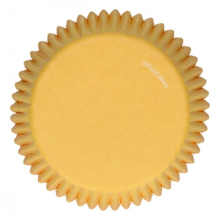 Caissettes à cupcake jaune x48