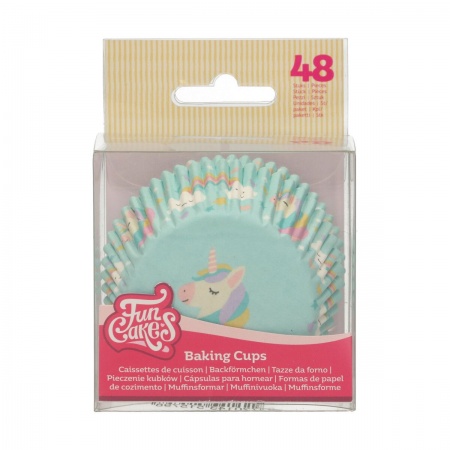 Caissettes à cupcake licorne