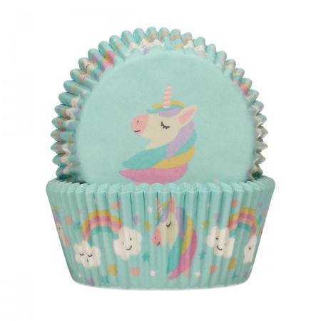 Caissettes à cupcake licorne