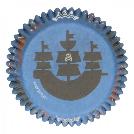 Caissettes à cupcake pirate