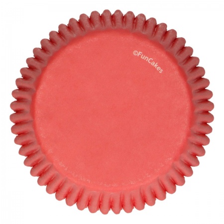 Caissettes à cupcake rouge x48