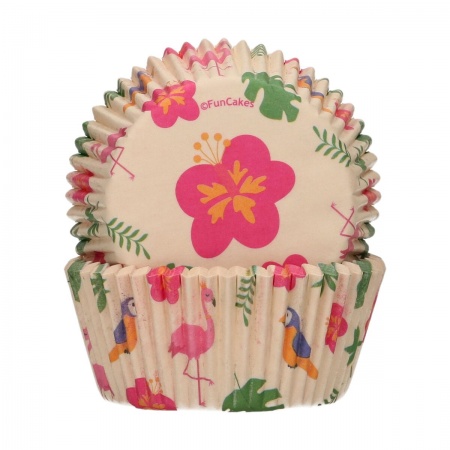 Caissettes à cupcake tropical