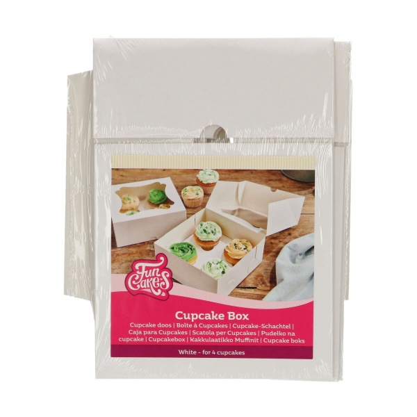 Boite � cupcake vitrine x4