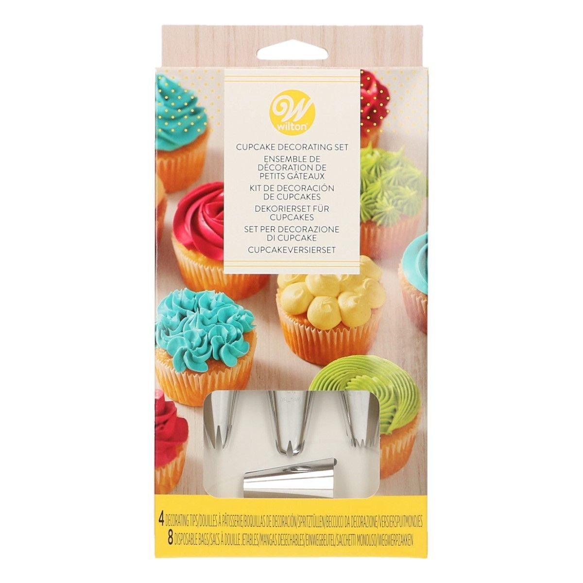 Set 4 douilles décor Wilton - Douille patisserie