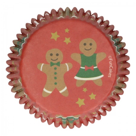 Caissettes à cupcakes Noël gingerbread