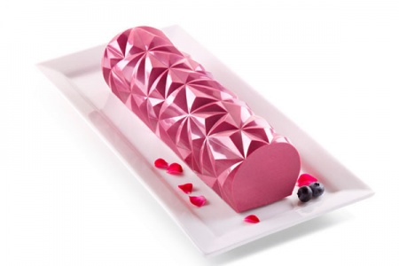 Moule à bûche diamant en silicone