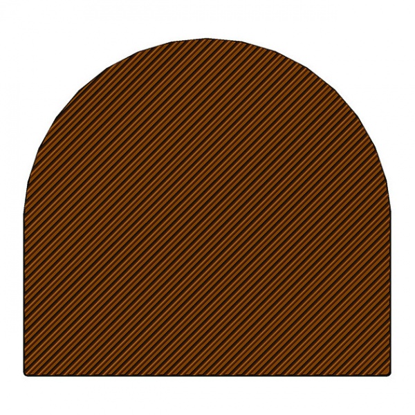 Moule � embout de b�che PVC rayure