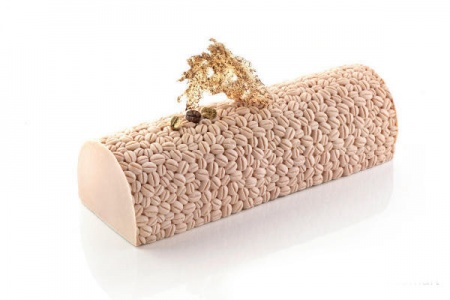Tapis décor café pour moule à bûche