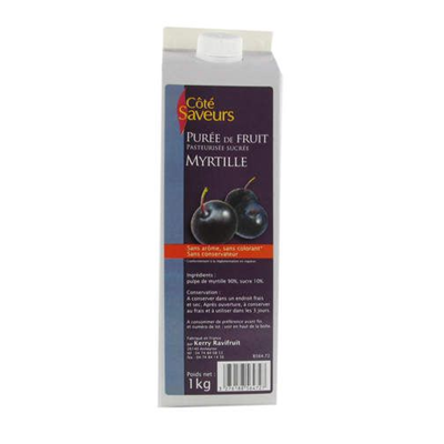 Pur�e de myrtille 1 kg