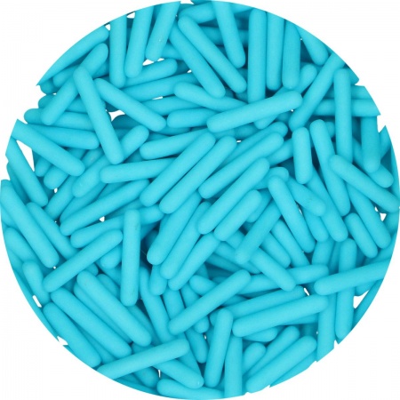 Bâtonnet en sucre bleu turquoise 70 g