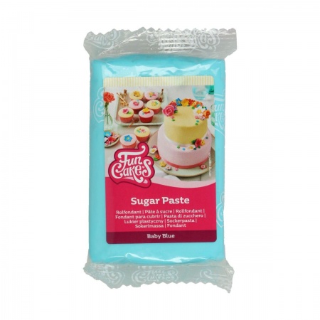 Pâte à sucre bleu bébé 250 g