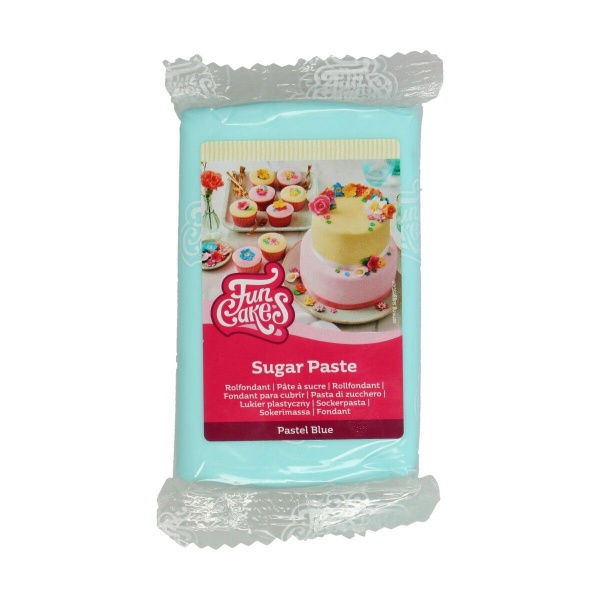 P�te � sucre bleu pastel 250 g