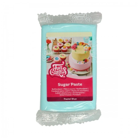 Pâte à sucre bleu pastel 250 g