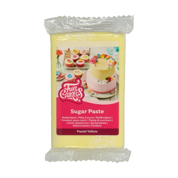 P�te � sucre jaune pastel 250 g