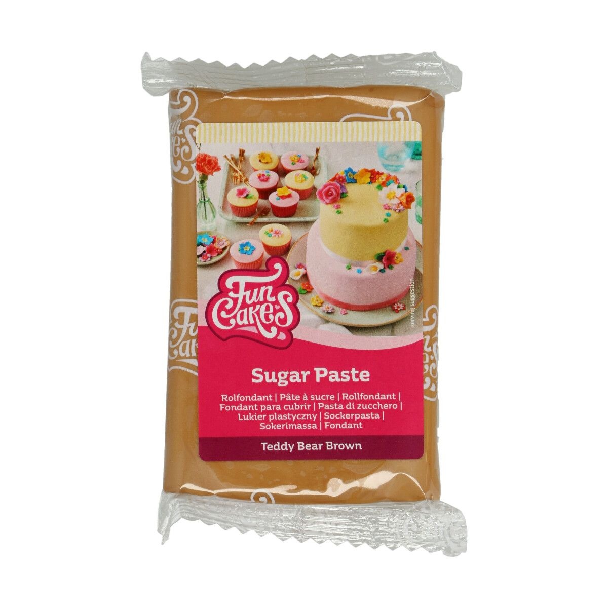 Pâte a sucre marron prete a derouler - 430 g