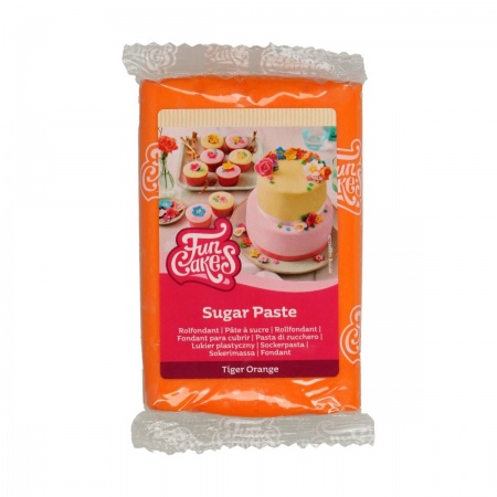 Pâte à sucre orange 250 g