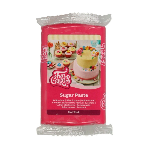 P�te � sucre rose fuschia 250 g