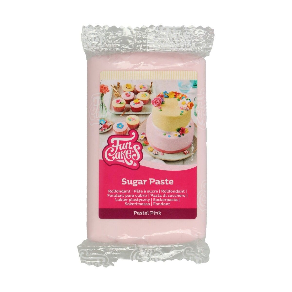 Pâte à sucre rose 250 g sans gluten arôme fraise + Stylo de glaçage noir -  Cdiscount Au quotidien