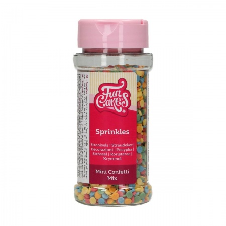 Mini confetti multicolore en sucre