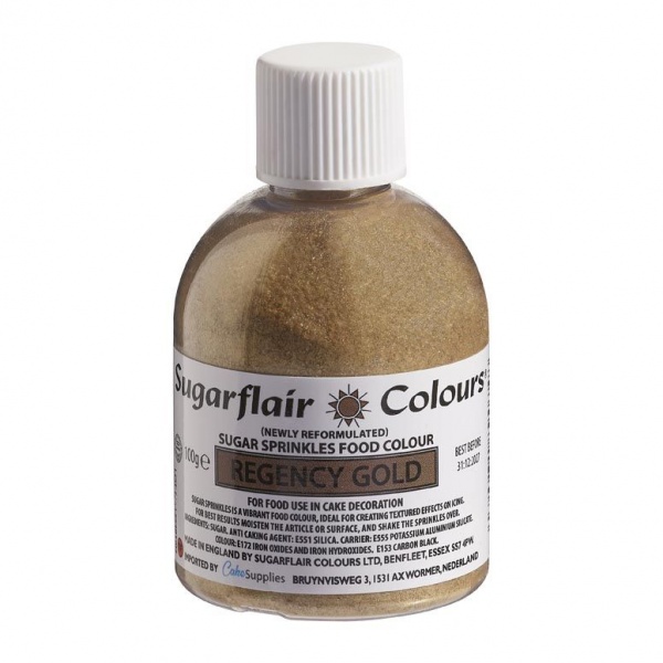 Sucre paillet� dor� 100 g